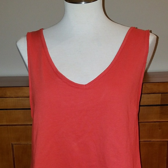Free People Tank Orange/Red - Picture 1 of 6